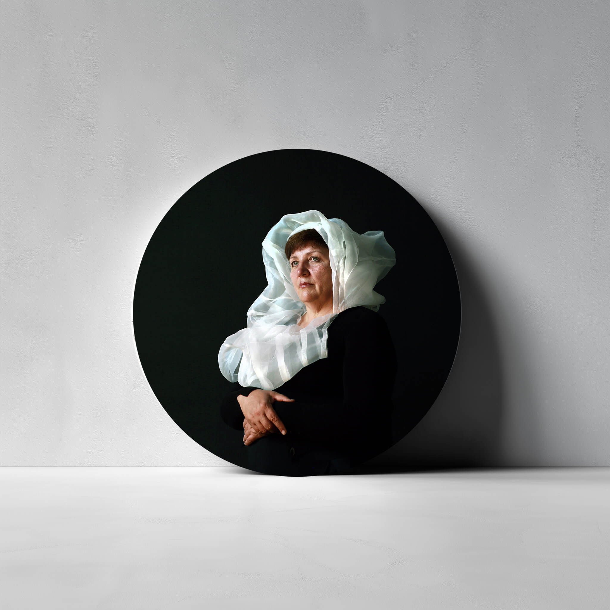 Contemporary portrait art by Atlanta Weiss exploring the human image, identity, and being seen