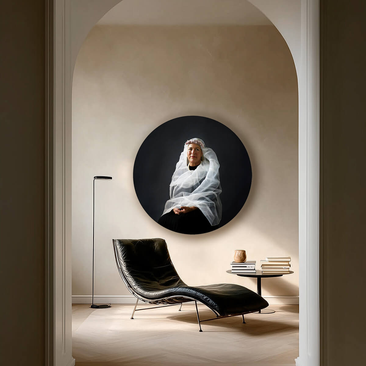 Minimalism in art shown through a quiet Atlanta Weiss artwork displayed in a minimal interior