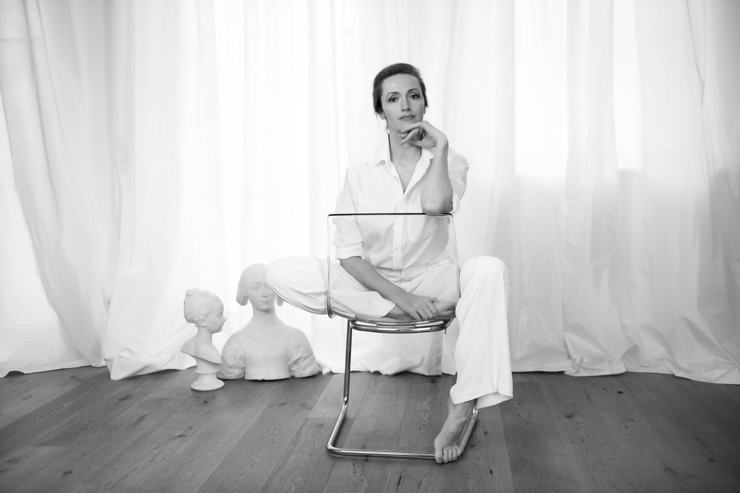 Atlanta Weiss in her Cologne studio, representing women artists working in the contemporary art market.